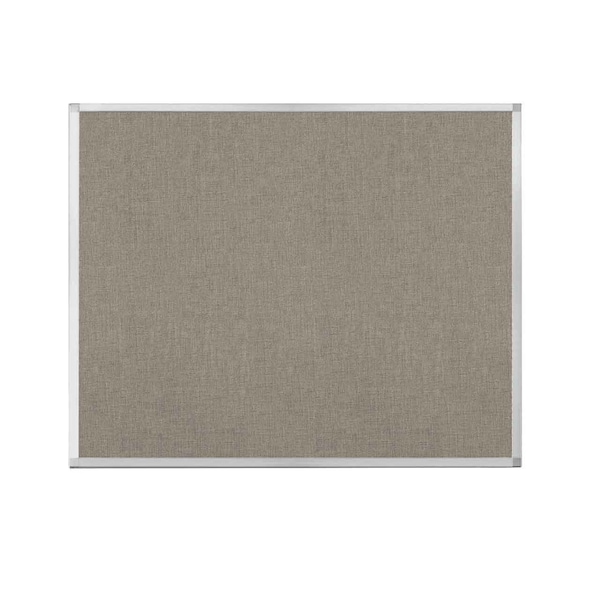 Hush Panel Configurable Cubicle Partition 5' x 4' Warm Pebble Fabric